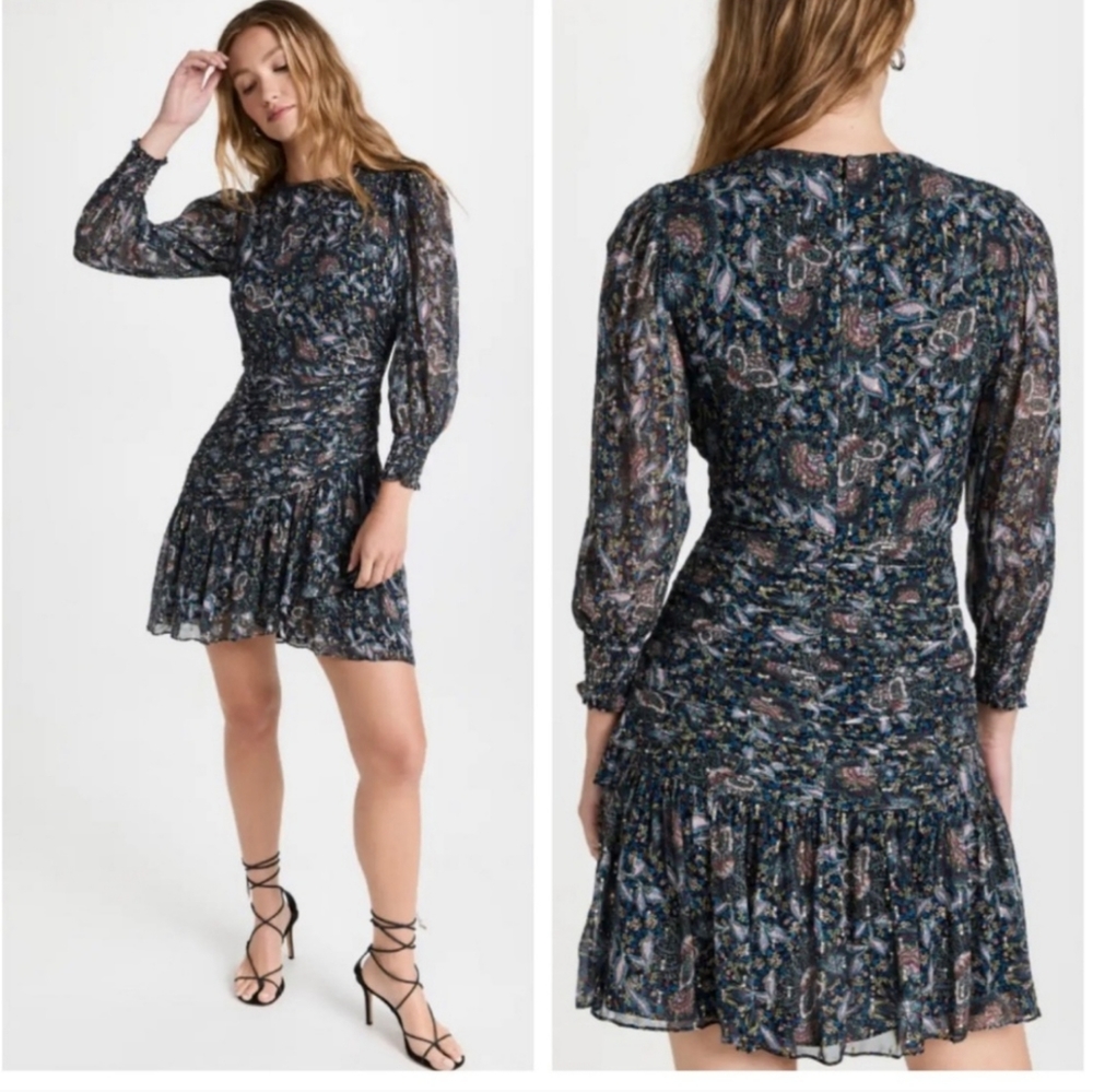 NWT Shoshanna floral long sleeve dress size 12 *originally $484*